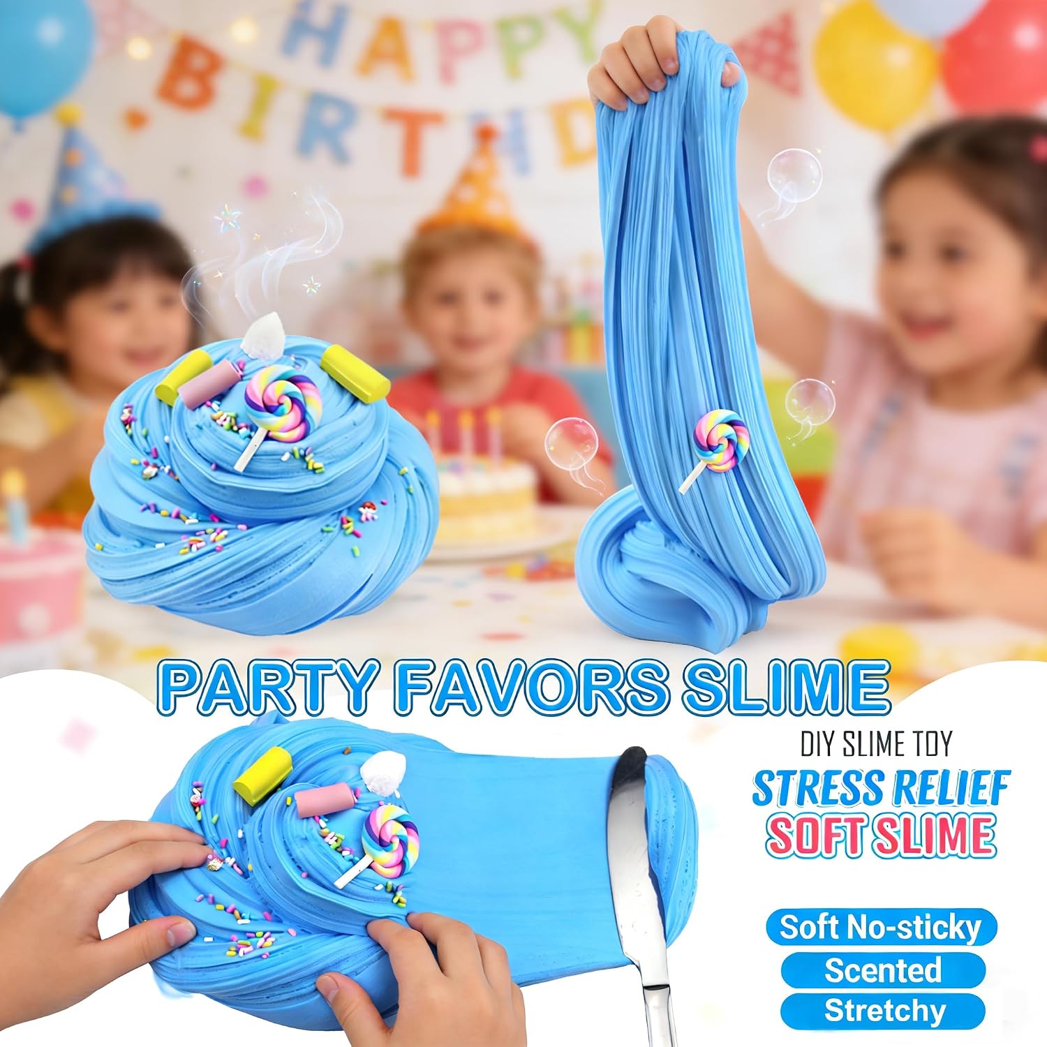Detalle 2 de ZONEWAY 7 Pack Cake Butter Slime Kits 60 ML