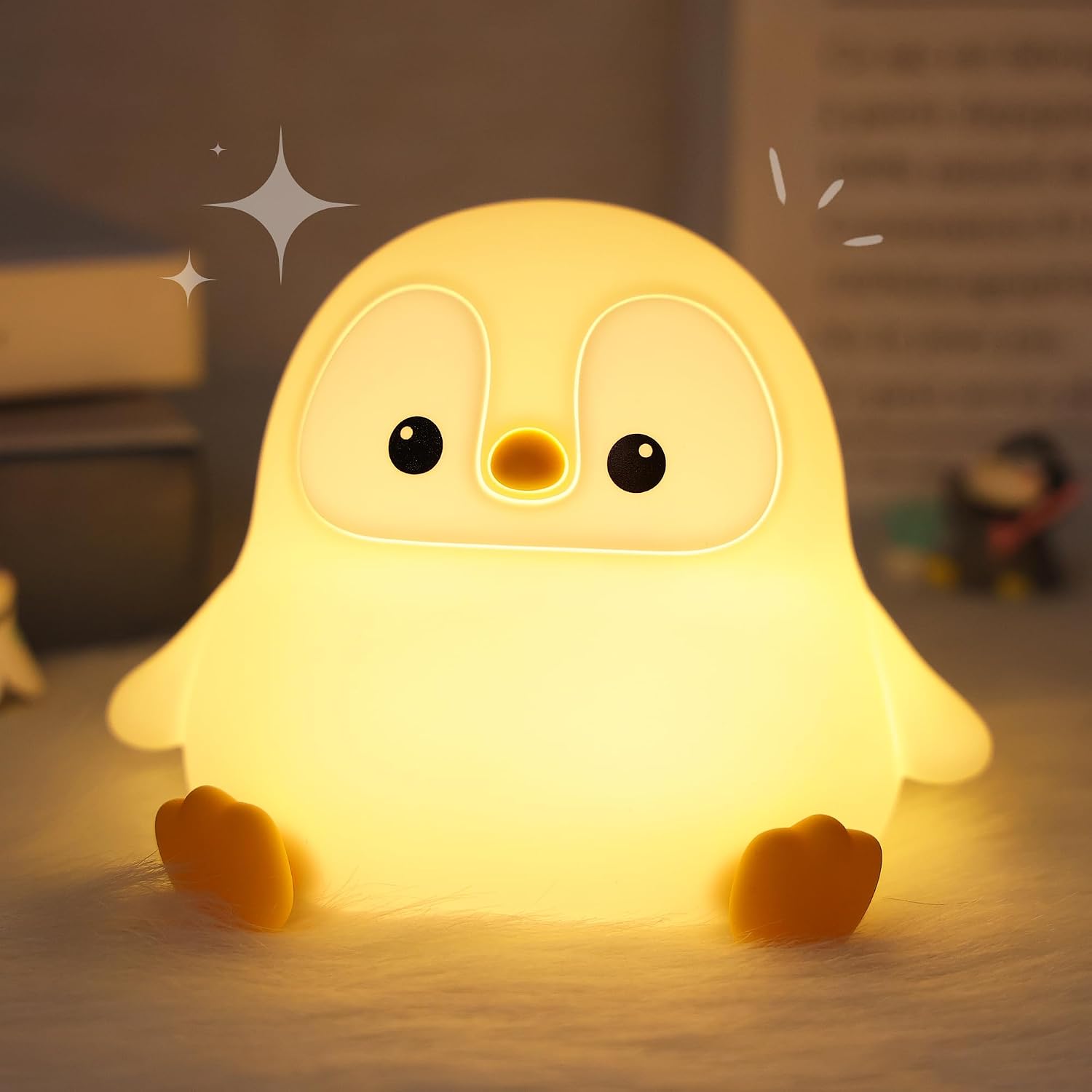 Detalle de Okayera Pinguin-Nachtlicht mit Timer