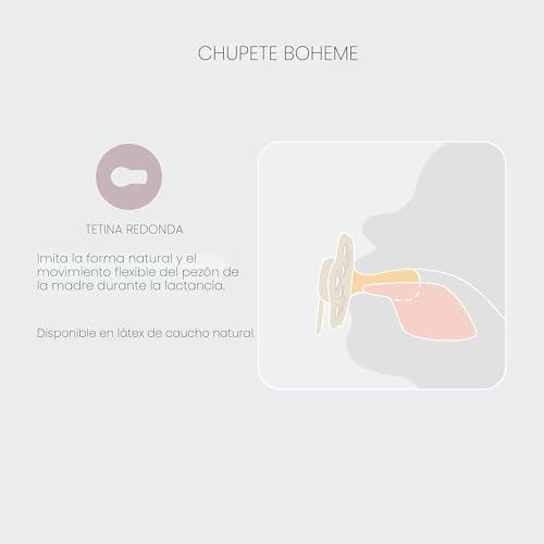 Detalle de BIBS Boheme Glow Schnuller 6-18 Monate 2er-Set