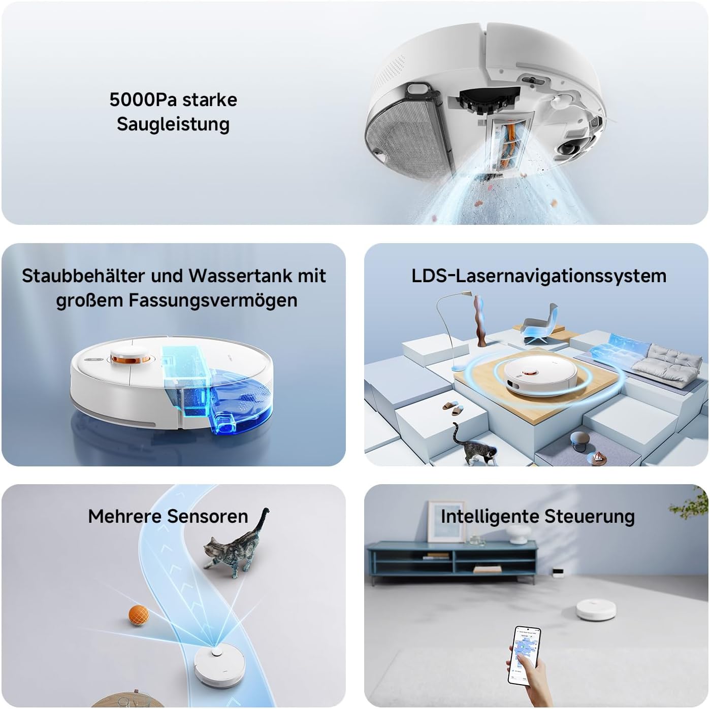 Thumbnail 1 de Xiaomi Robot Vacuum S40C (2-in-1 Staubsaugen & Wischen) mit 5.000 Pa und LDS-Navigation