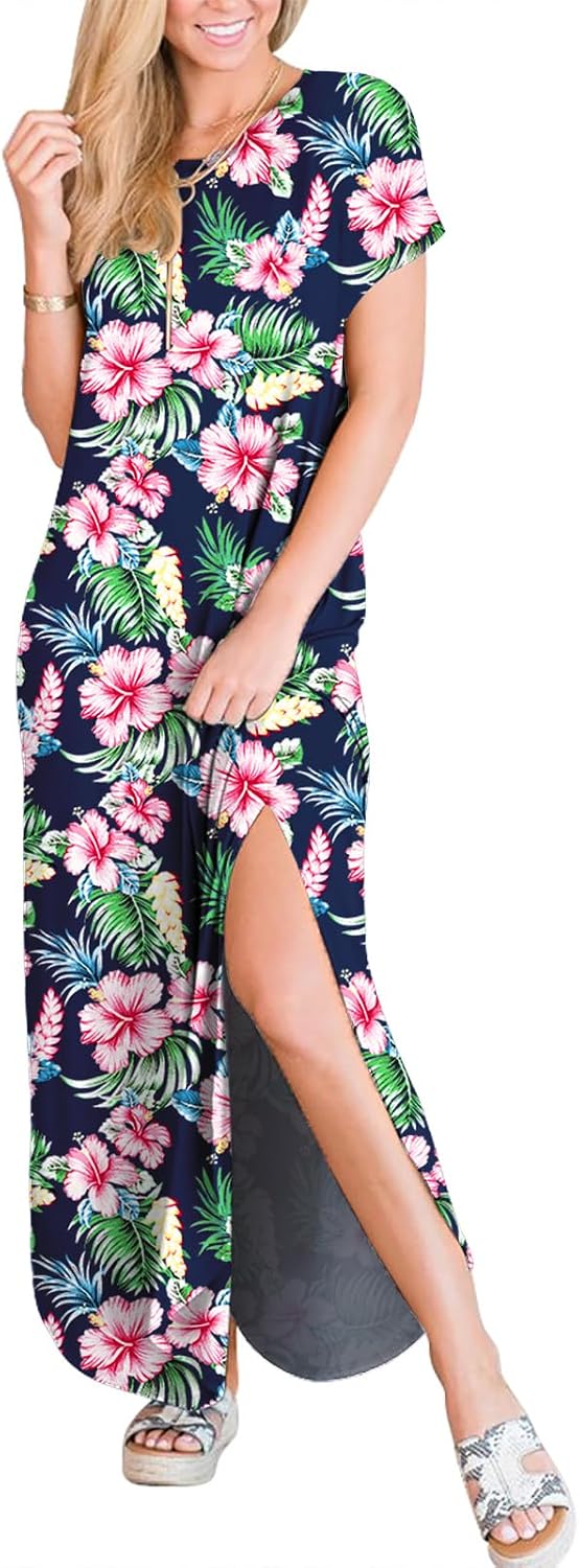 Detalle de ANRABESS Womens Maxi Dress Loose Fit