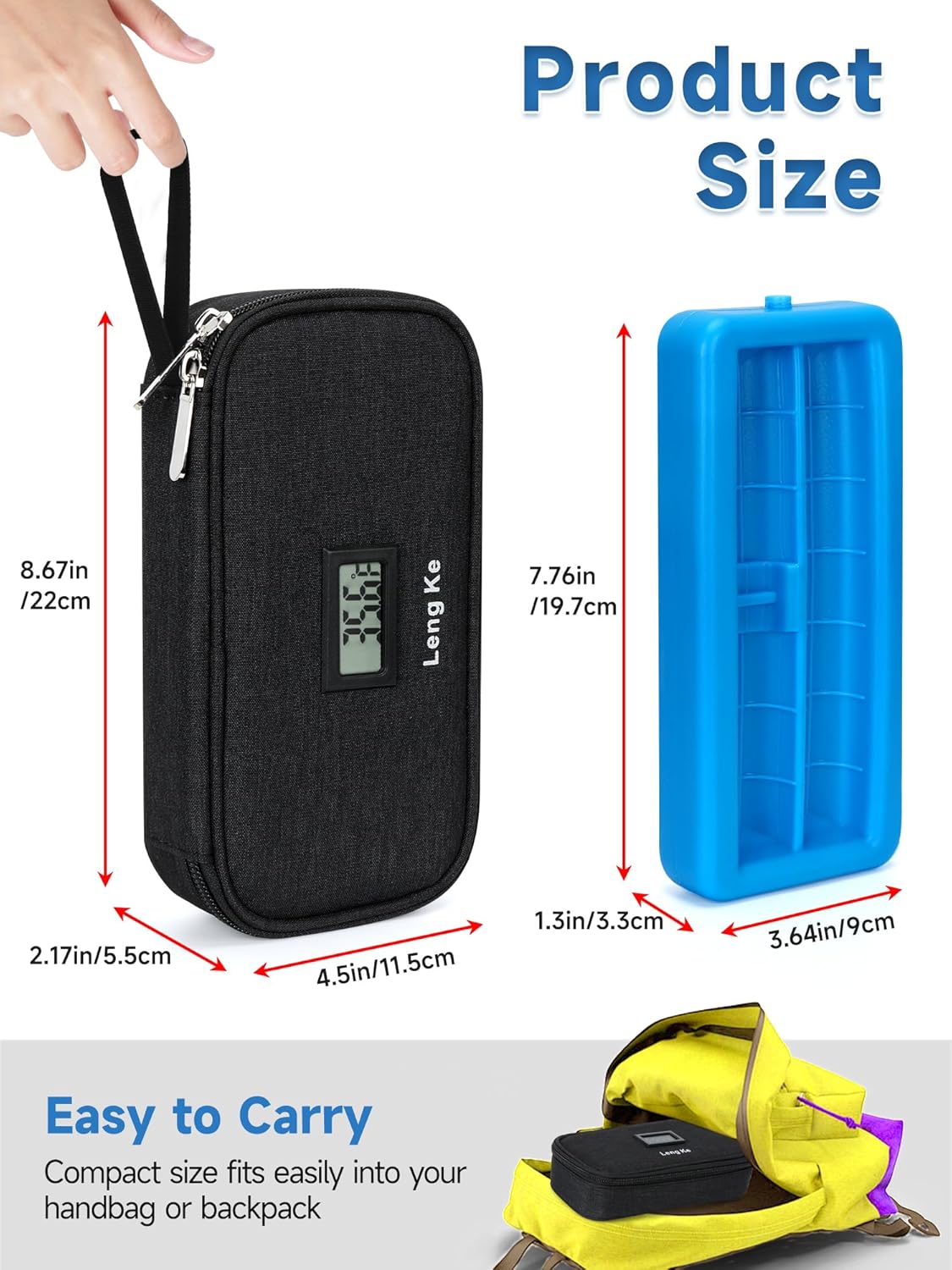 Thumbnail 5 de YOUSHARES Insulin & Peptide Cooler Travel Case for Pen & Vials