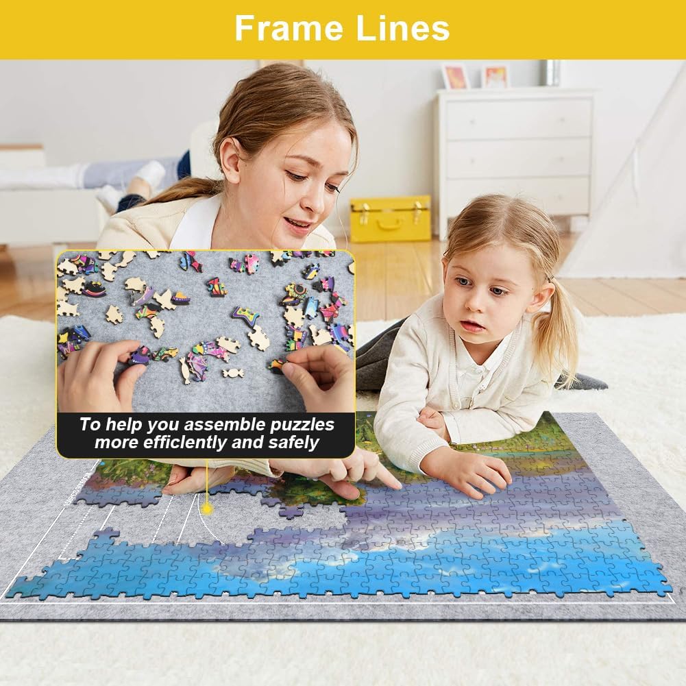 Thumbnail 2 de Ainiv Puzzle Roll Mat with Felt Storage 115×66 cm