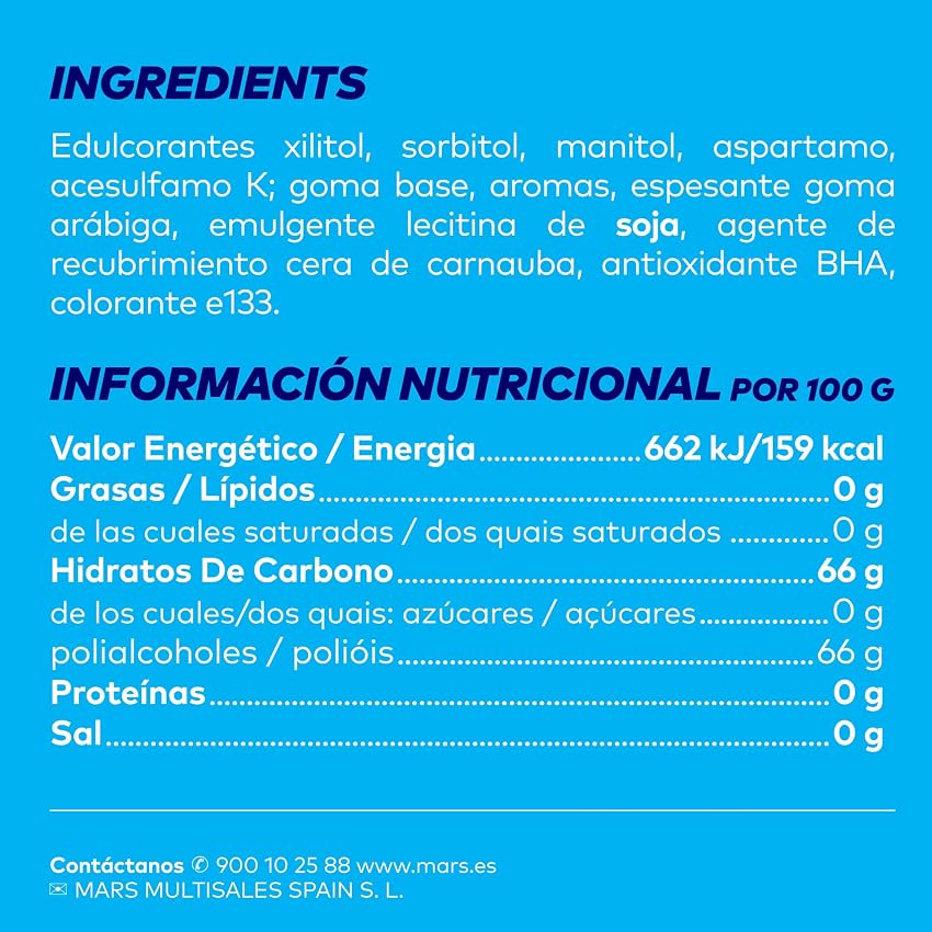 Detalle 2 de Orbit Refreshers Bubblemint Chicles Sin Azúcar 🍬
