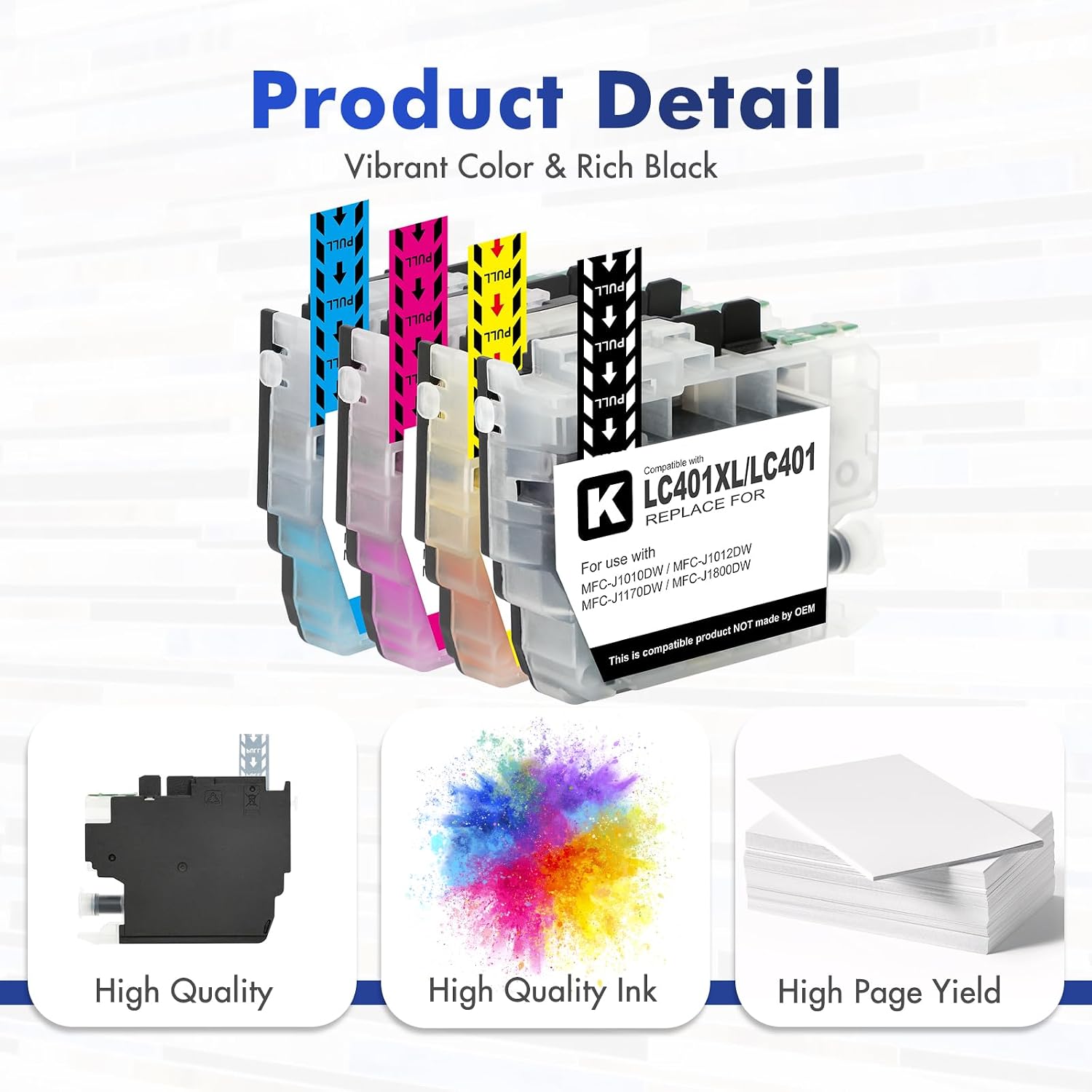 Thumbnail 6 de LC401XL Compatible Ink Cartridges