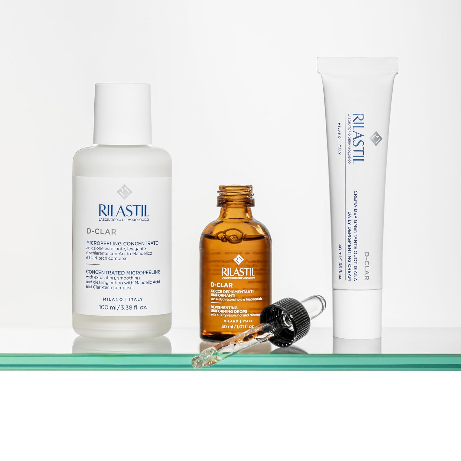 Thumbnail 2 de Rilastil D-Clar depigmentierendes Gesichtsfluid (40 ml) – tägliche Behandlung gegen Gesichtsflecken