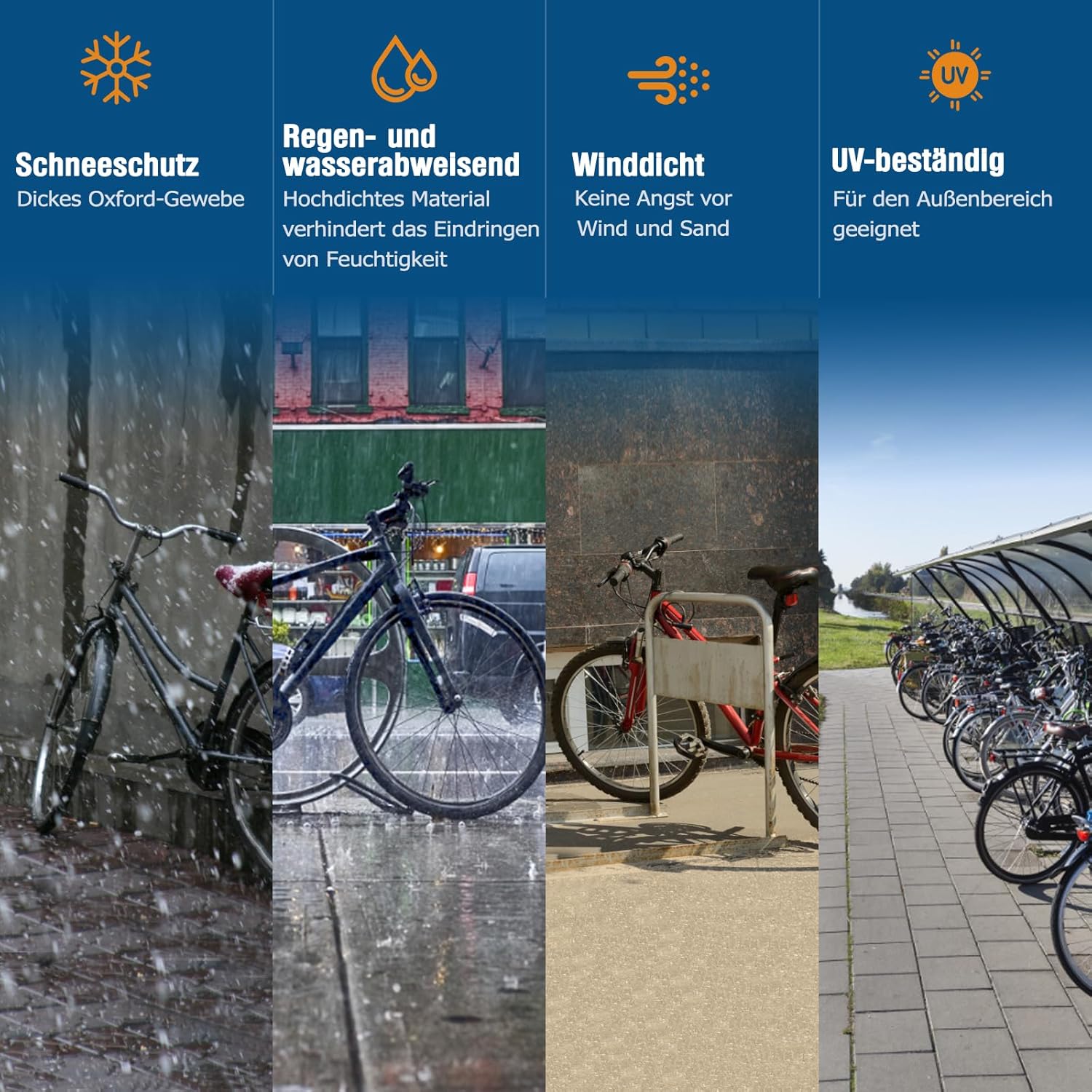 Thumbnail 5 de Toptrek Fahrradabdeckung 200×110×70 cm
