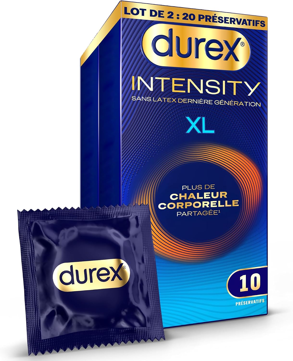 Thumbnail 5 de Durex Intensity XL 10 préservatifs Homme 61 mm 🍆