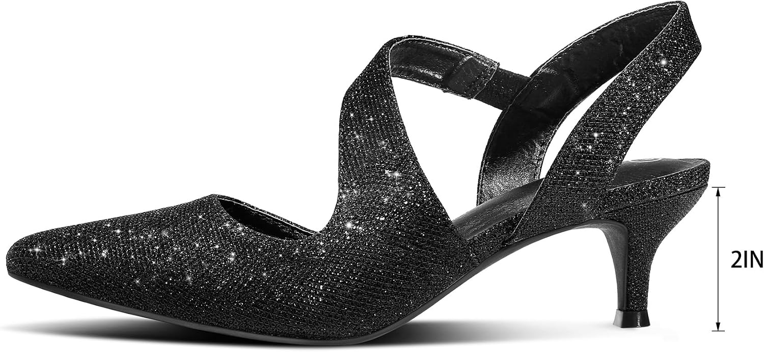 Thumbnail 4 de mysoft Women's Kitten Pumps 2 in ðŸ‘
