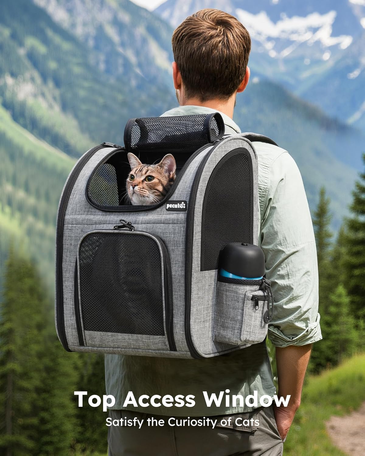 Thumbnail 2 de Pecute Cat Carrier Dog Backpack for 8KG
