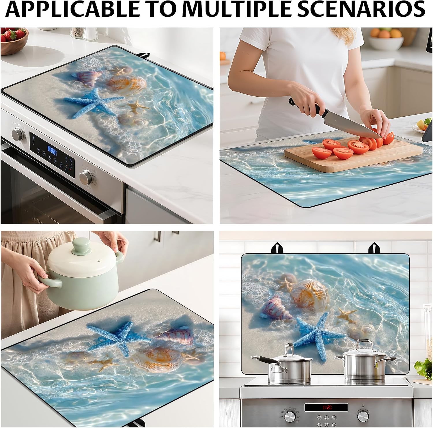 Detalle 2 de BVBOX Electric Stove Top Cover Mat, 28.5 x 20.5 in
