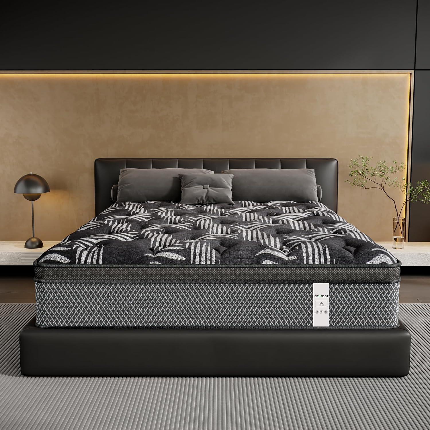 Detalle de Behost Twin Hybrid Mattress, 10-Inch
