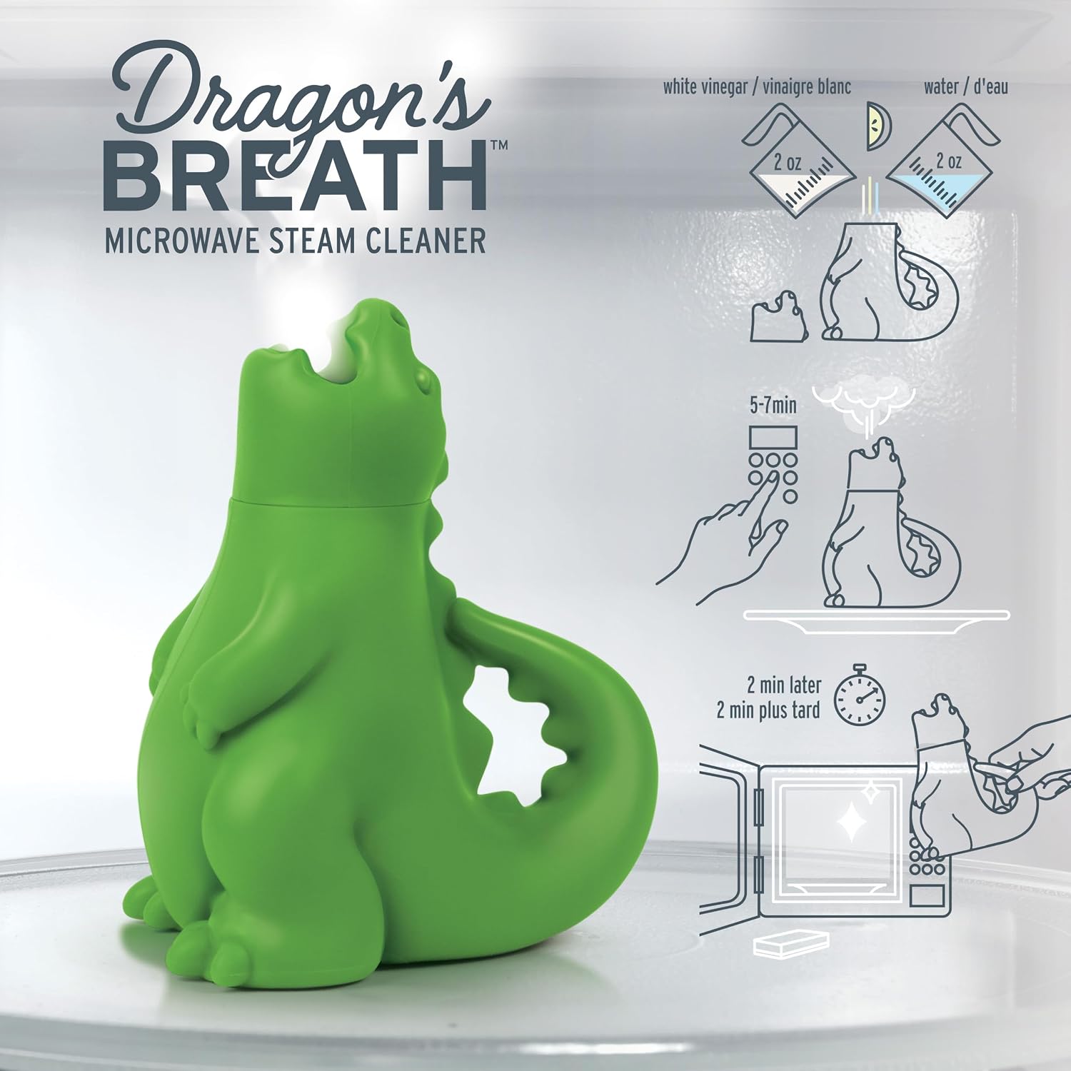 Thumbnail 1 de Genuine Fred Microwave Steam Cleaner, Silicone
