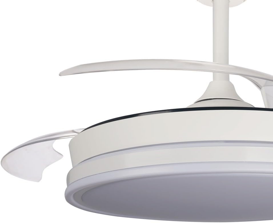 Thumbnail 2 de wonderlamp Surpino - Ventilador LED Plegable Blanco con Control remoto 🌬