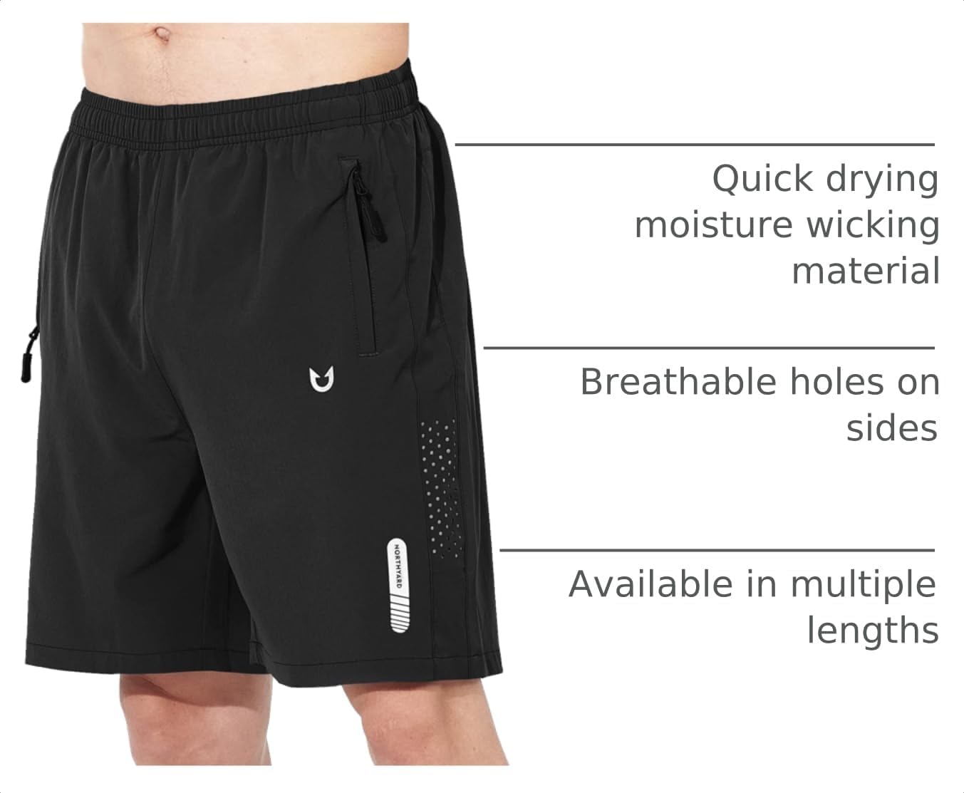 Thumbnail 3 de NORTHYARD Men's Athletic Running Shorts