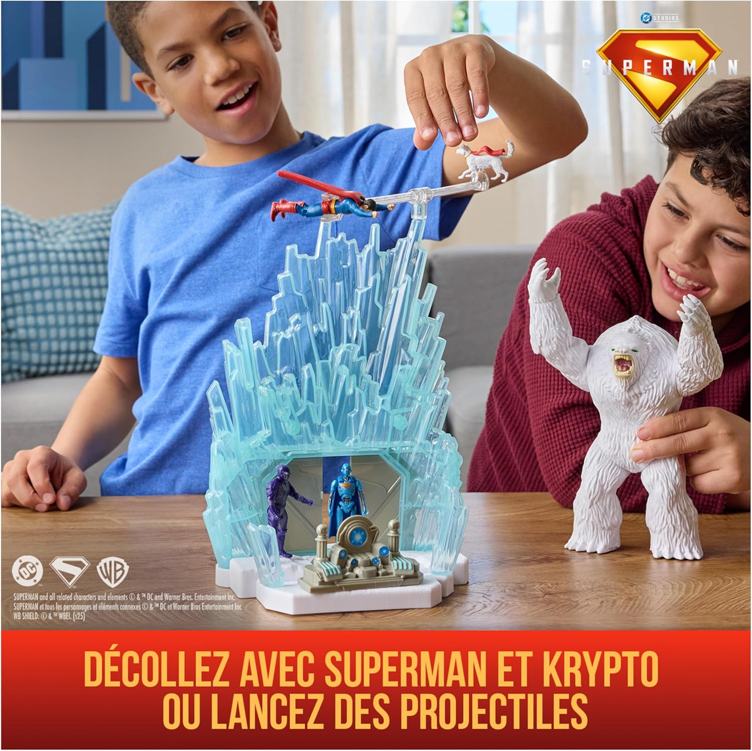 Thumbnail 2 de DC Comics Forteresse de Solitude – Playset avec 3 figurines (Superman, Krypto, Yeti)