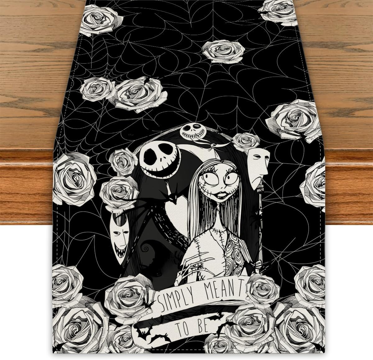 Detalle de Yarcooly Halloween Table Runner 13×72 Inch