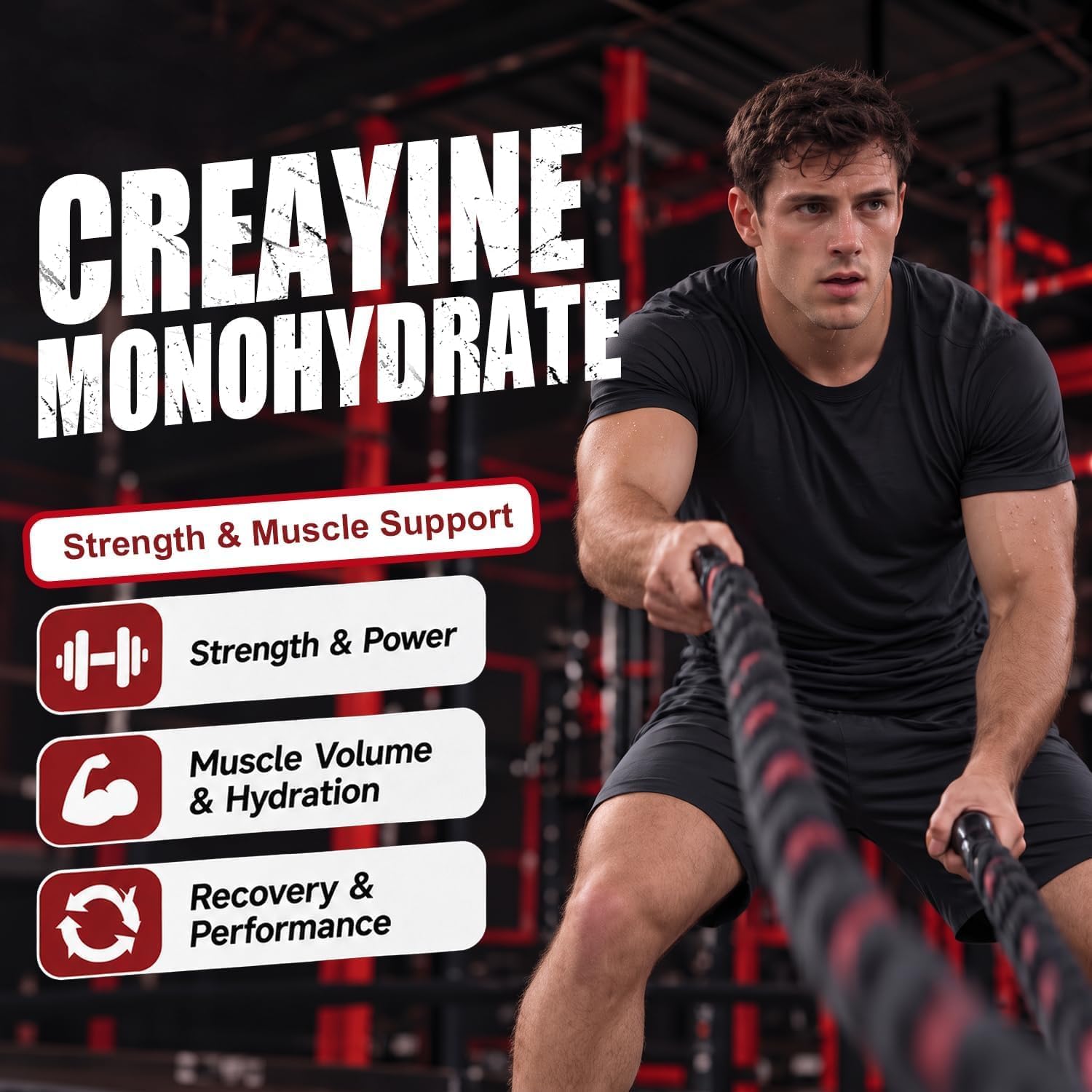 Detalle 2 de GABE SUNNYBEARS Creatine Monohydrate Gummies, 5,000 mg, Raspberry, 160 Count