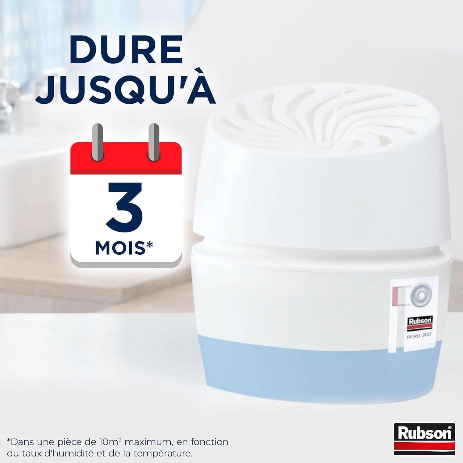Thumbnail 6 de Rubson Aero 360° Compact Absorbeur d'humidité + recharge 450 g — Déshumidificateur d’air anti-odeur