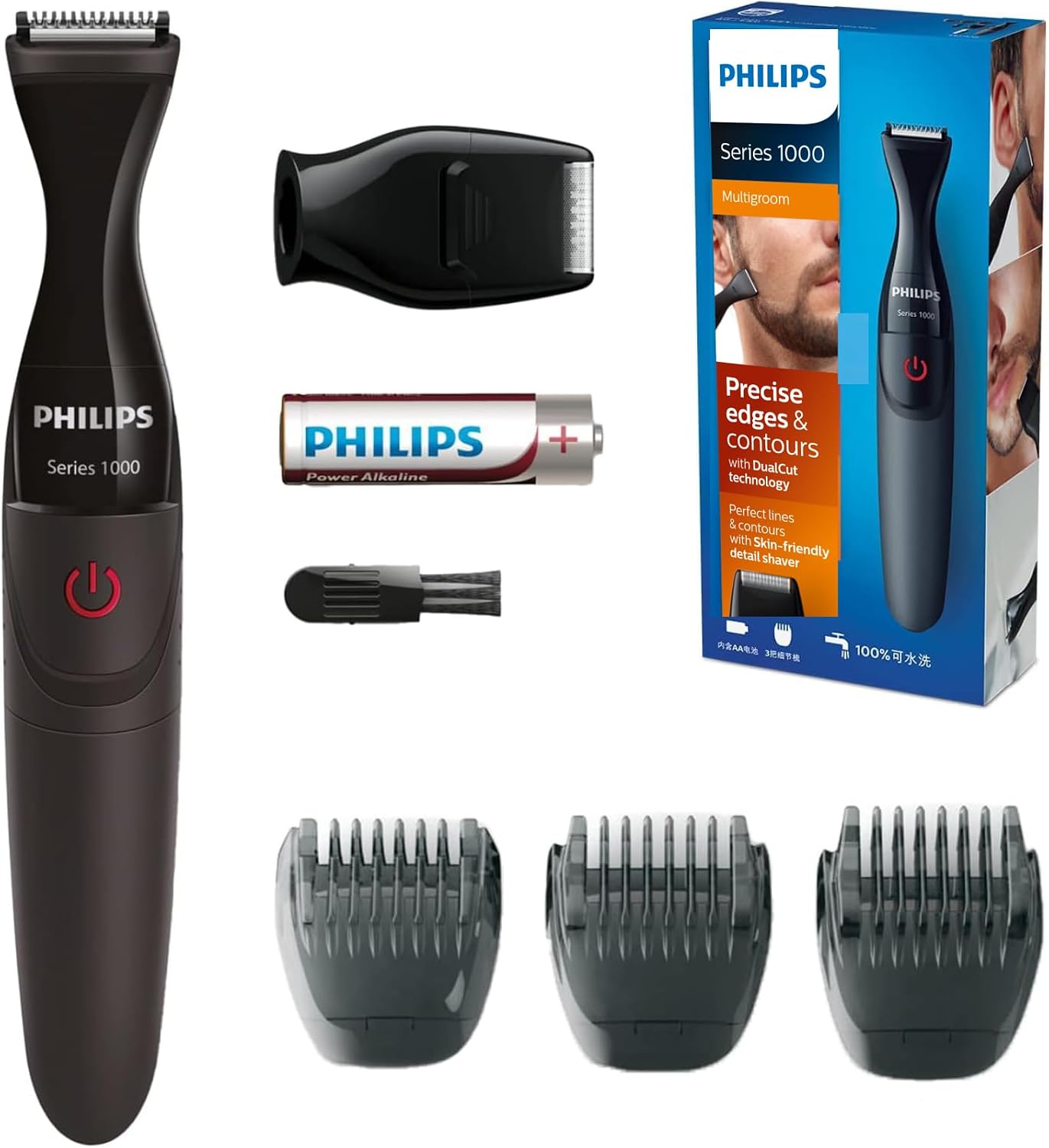Detalle de Philips Multigroom Series 1000 MG1100/16 – Präziser Bartstyler