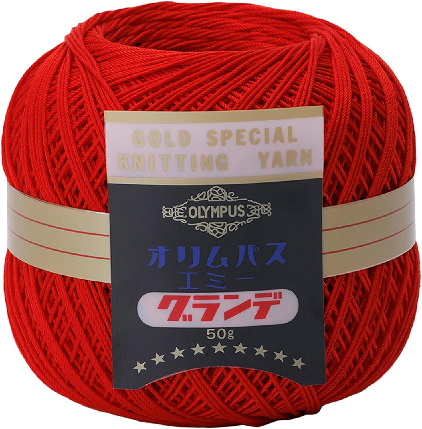 Detalle de Olympus エミーグランデ 187 レース糸 合細 コットン 50g 約218m 日本製