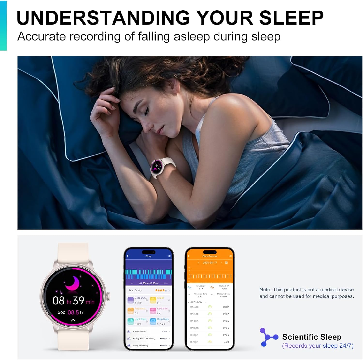 Thumbnail 5 de Smart Watch 1.43’’ AMOLED Bluetooth Call & Fitness Tracker (IP68) — for Android & iOS