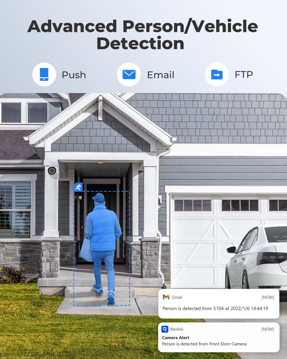Thumbnail 3 de REOLINK RLC-510A 2-Pack PoE Security Cameras, 5MP, 100 ft Night Vision