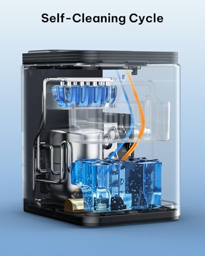 Detalle 2 de Silonn Ice Maker Countertop: Portable 8-Bullet Ice in 6 Minutes