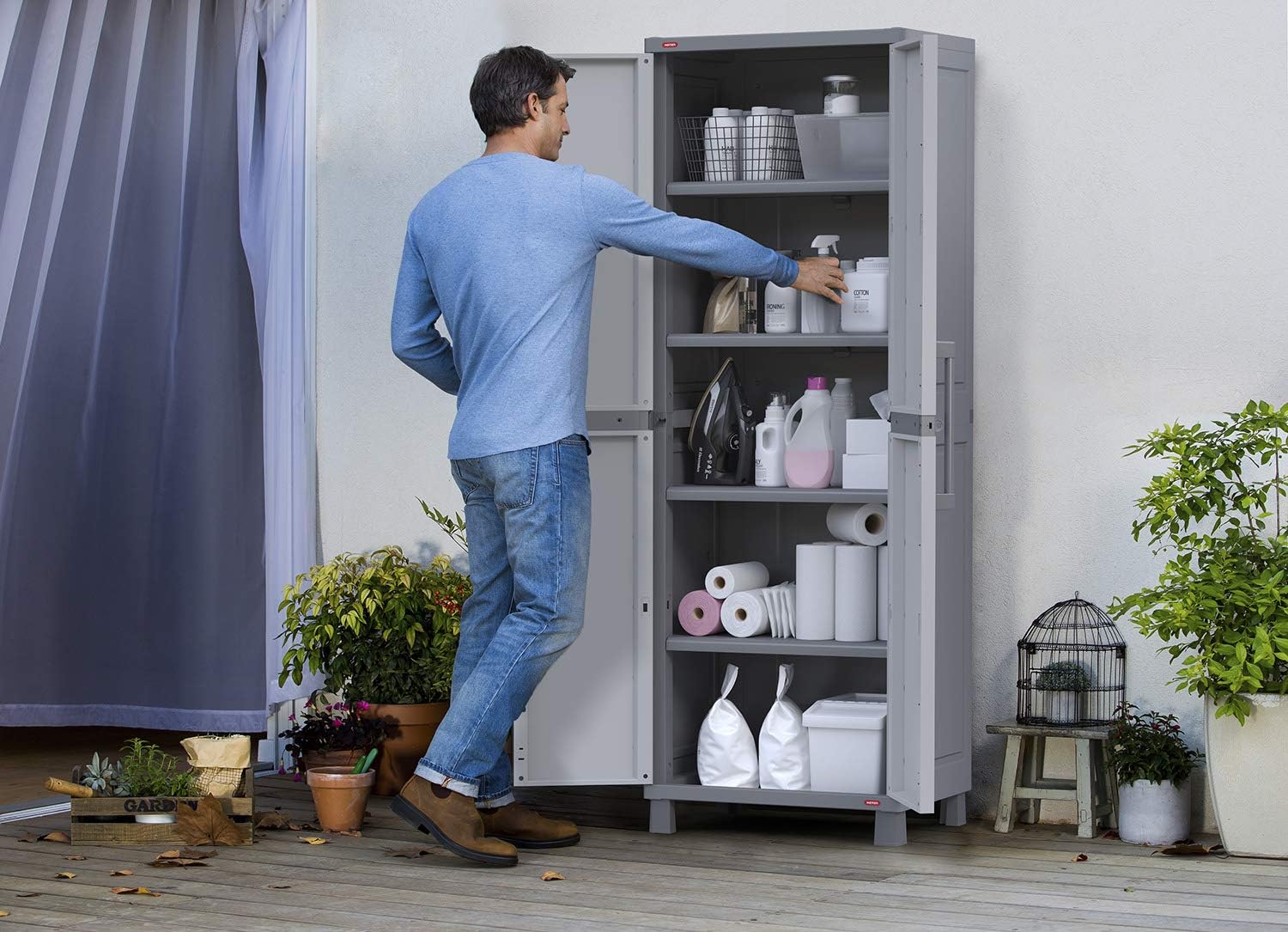 Thumbnail 1 de Storage Cabinet with Doors, 72.6 in height