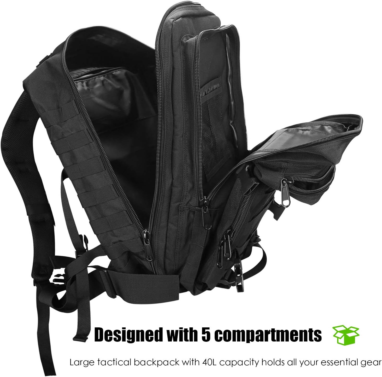 Detalle 1 de ProCase 40L Militär Taktischer Rucksack 40L