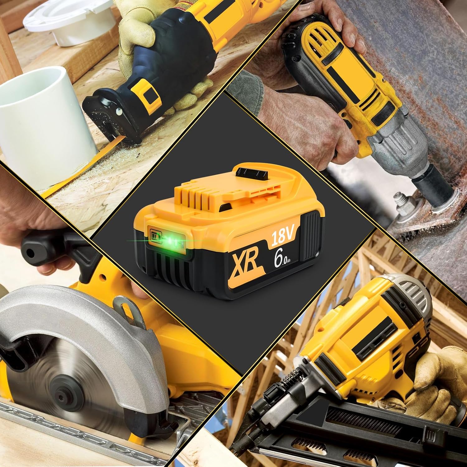 Thumbnail 5 de DeWalt DCB182 18V 6.0Ah replacement battery