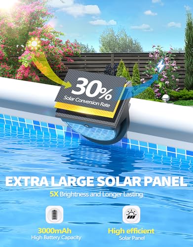 Detalle 2 de DeeprBetter 2026: Luz solar para piscina RGB multicolor, IP68, instalación cero