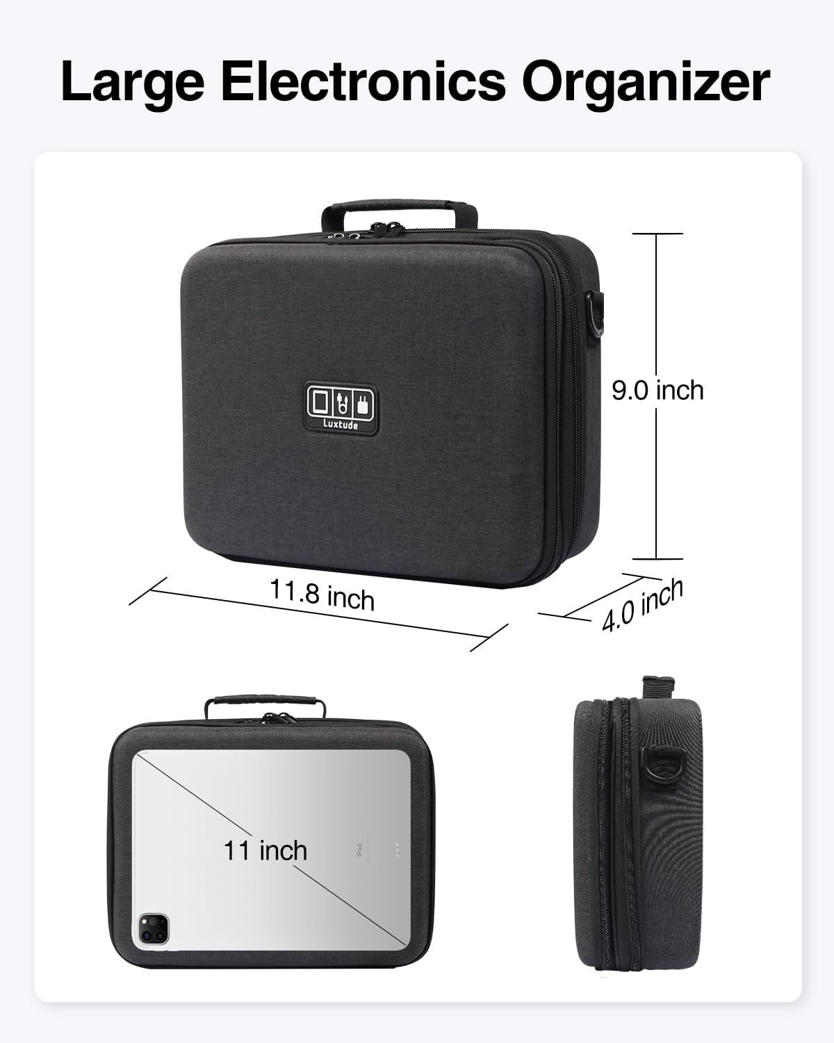 Thumbnail 6 de Luxtude EVA Large travel cable organiser bag
