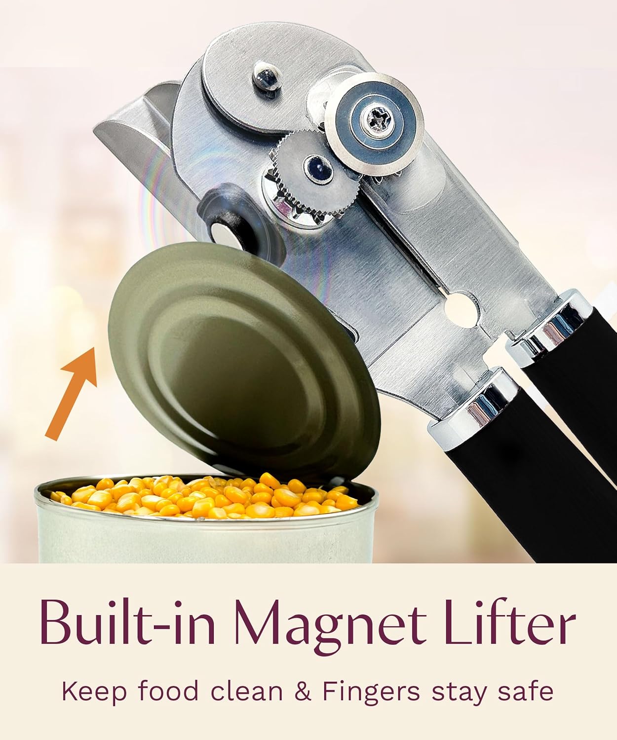 Thumbnail 6 de Graceliving Premium Multifunction Magnetic Manual Can Opener & Bottle Opener (Black)