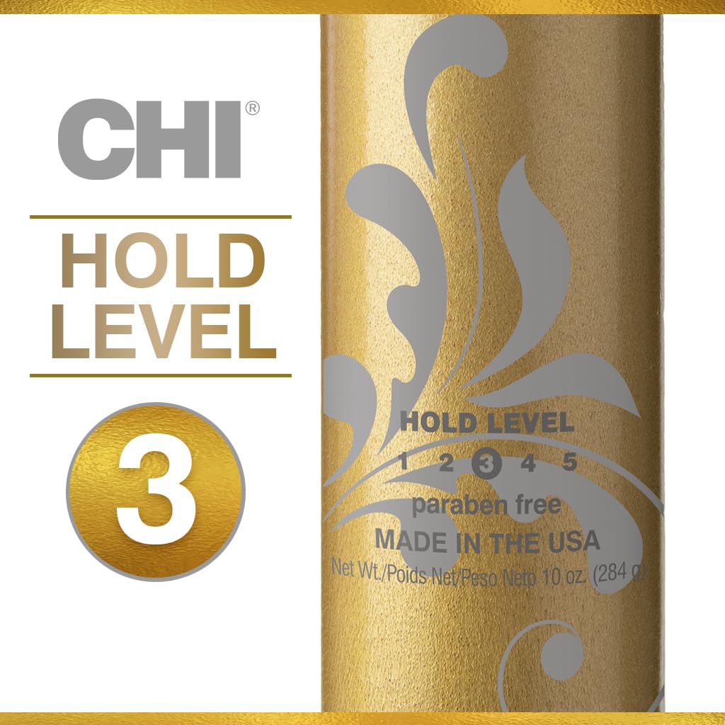Detalle de CHI Keratin Flex Finish Hair Spray, Lightweight Flexible Hold, 10 Oz