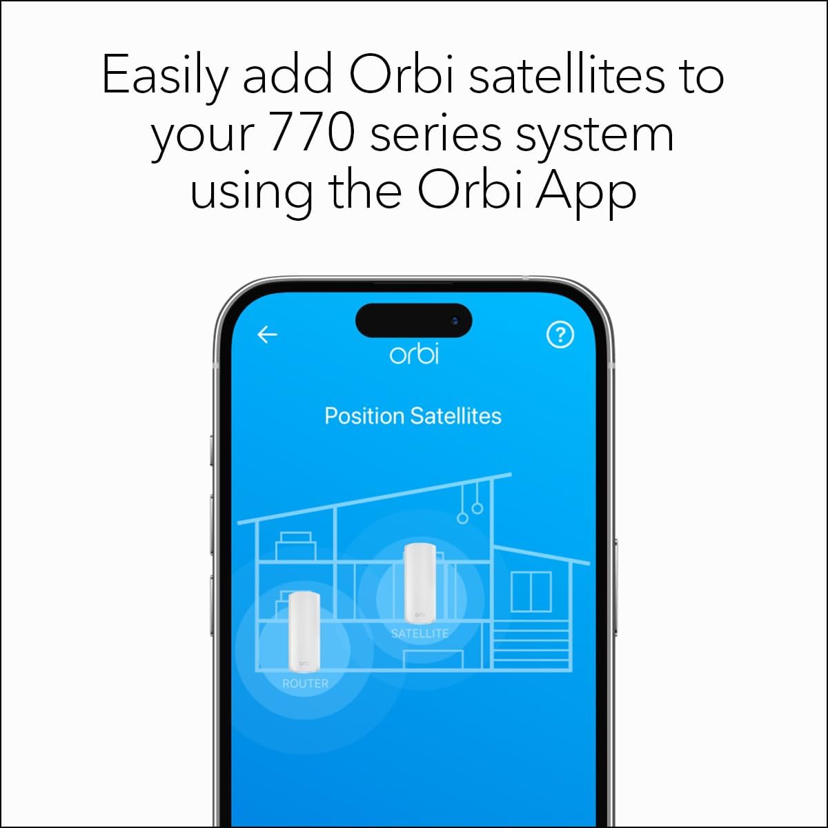 Thumbnail 6 de NETGEAR Orbi 770 Series WiFi 7 Mesh Satellite (RBE770) up to 11Gbps, 2.5G Internet port