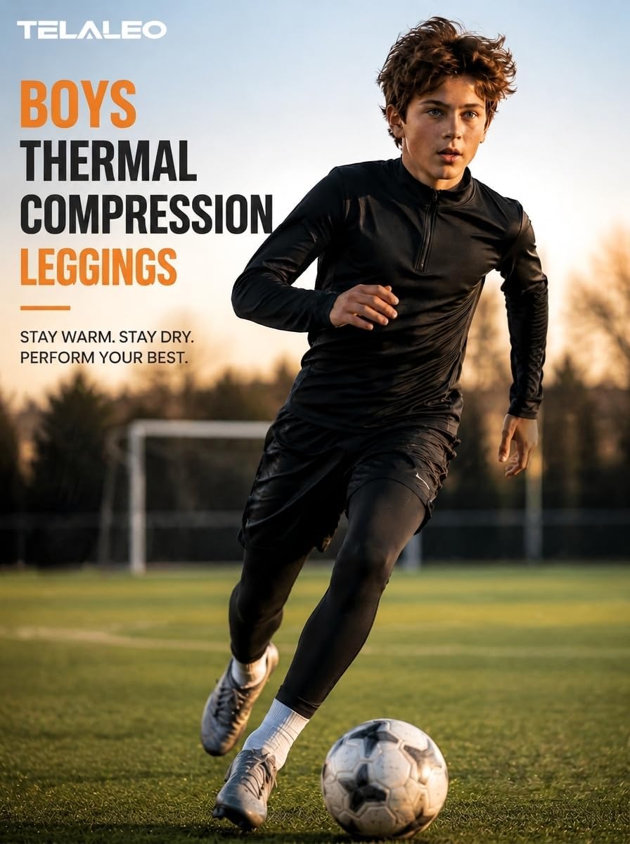 Detalle 2 de TELALEO Thermal Compression Leggings, Fleece-Lined