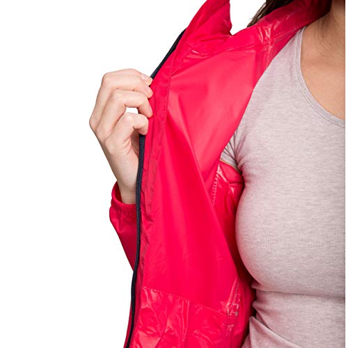 Thumbnail 8 de Trespass Womens Waterproof Packaway Jacket Qikpac Raspberry (Size 8)