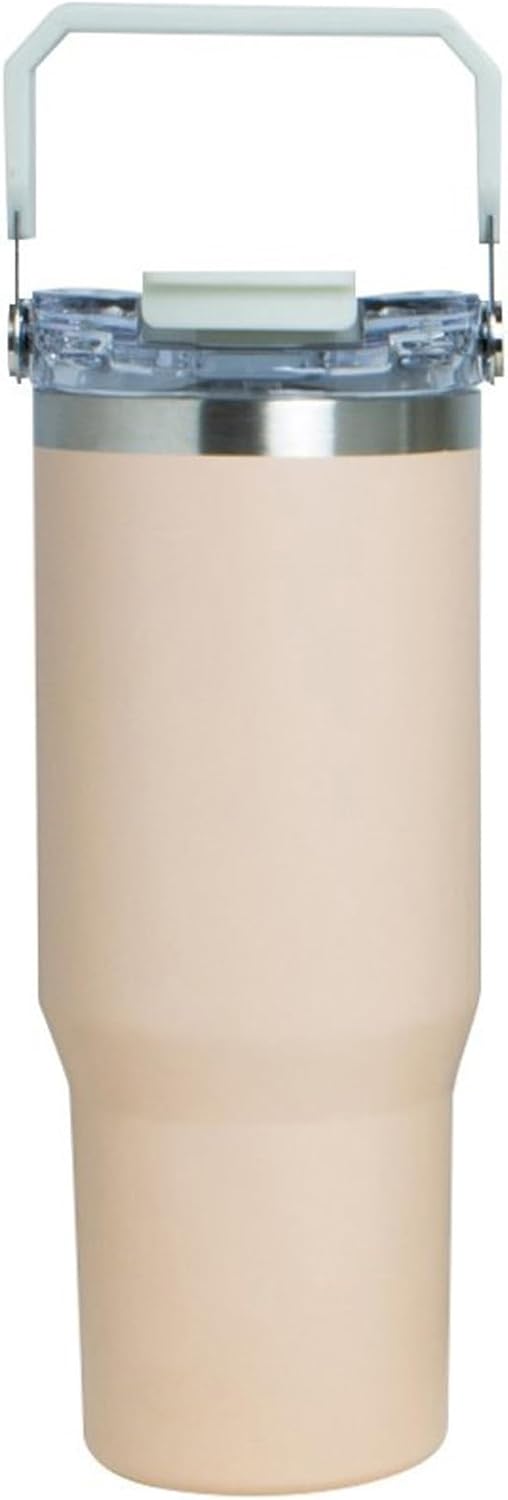 Detalle de リビング ensemble 54-2218-80 2WAYタンブラー 900ml ステンレス製・ストロー付き・ピンク