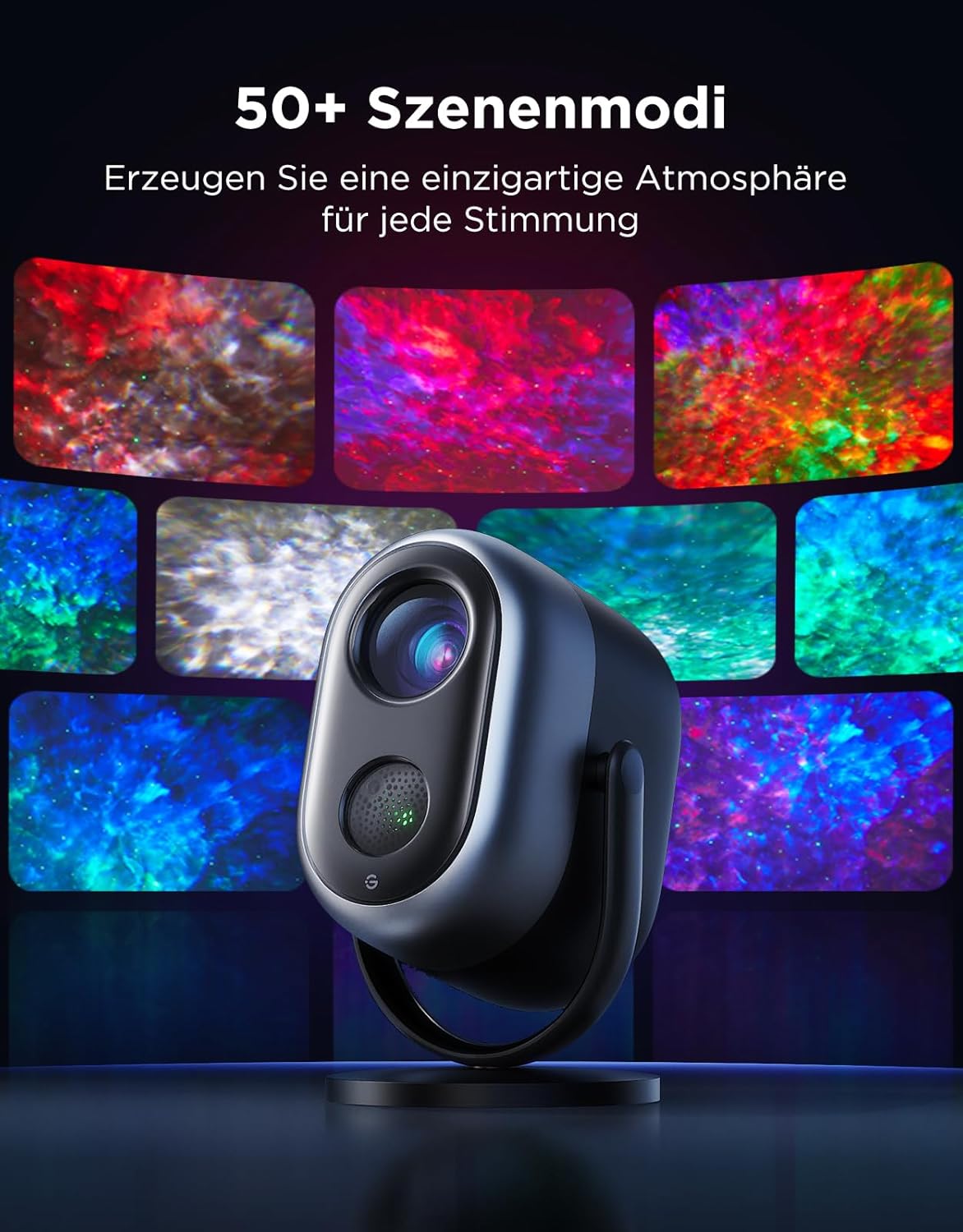 Thumbnail 3 de Govee Nebel Sternenhimmel Projektor LED, RGBW 7-Zonen DIY Sternenlicht Projektor mit 50+ Szenen, Matter & Alexa Kompatibel, Smart Timer & 18 White Noises für Kinderzimmer, Schlafzimmer Deko
Govee Nebel Sternenhimmel Projektor LED, RGBW 7-Zo…
