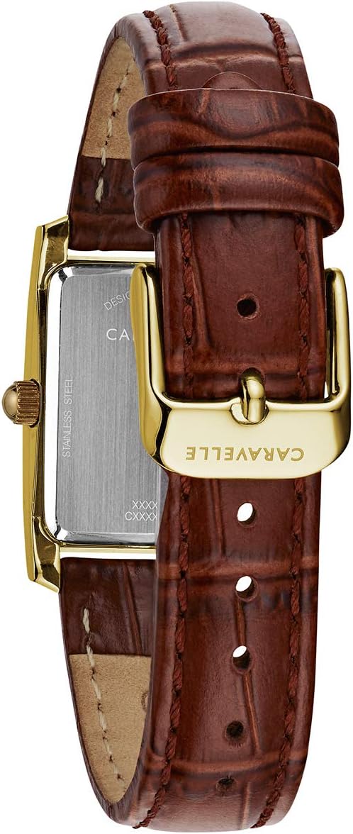 Detalle de Caravelle Dress Watch, Gold-Tone Stainless Steel