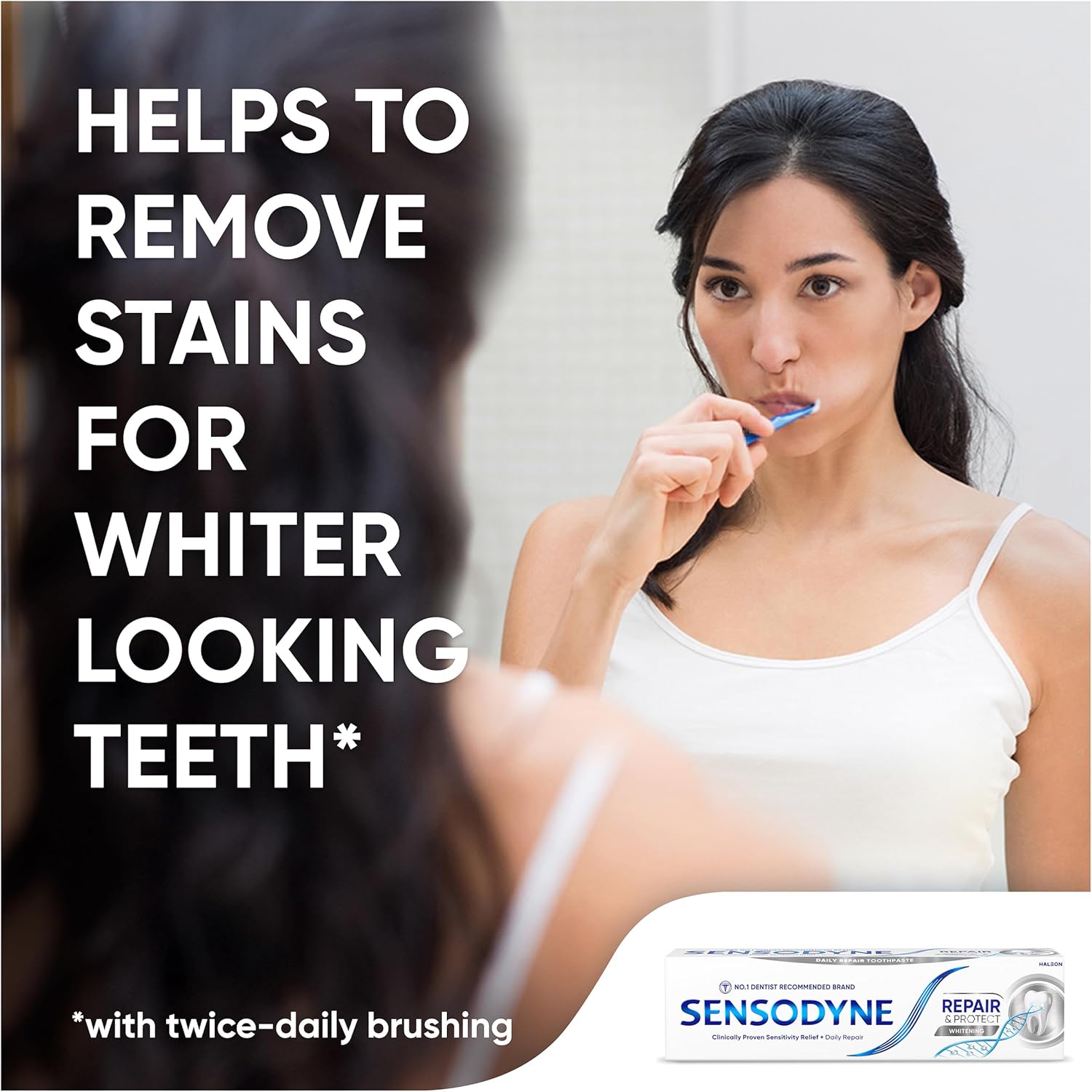 Detalle 1 de Sensodyne Repair and Protect Toothpaste 75 ml toothpaste 🪥