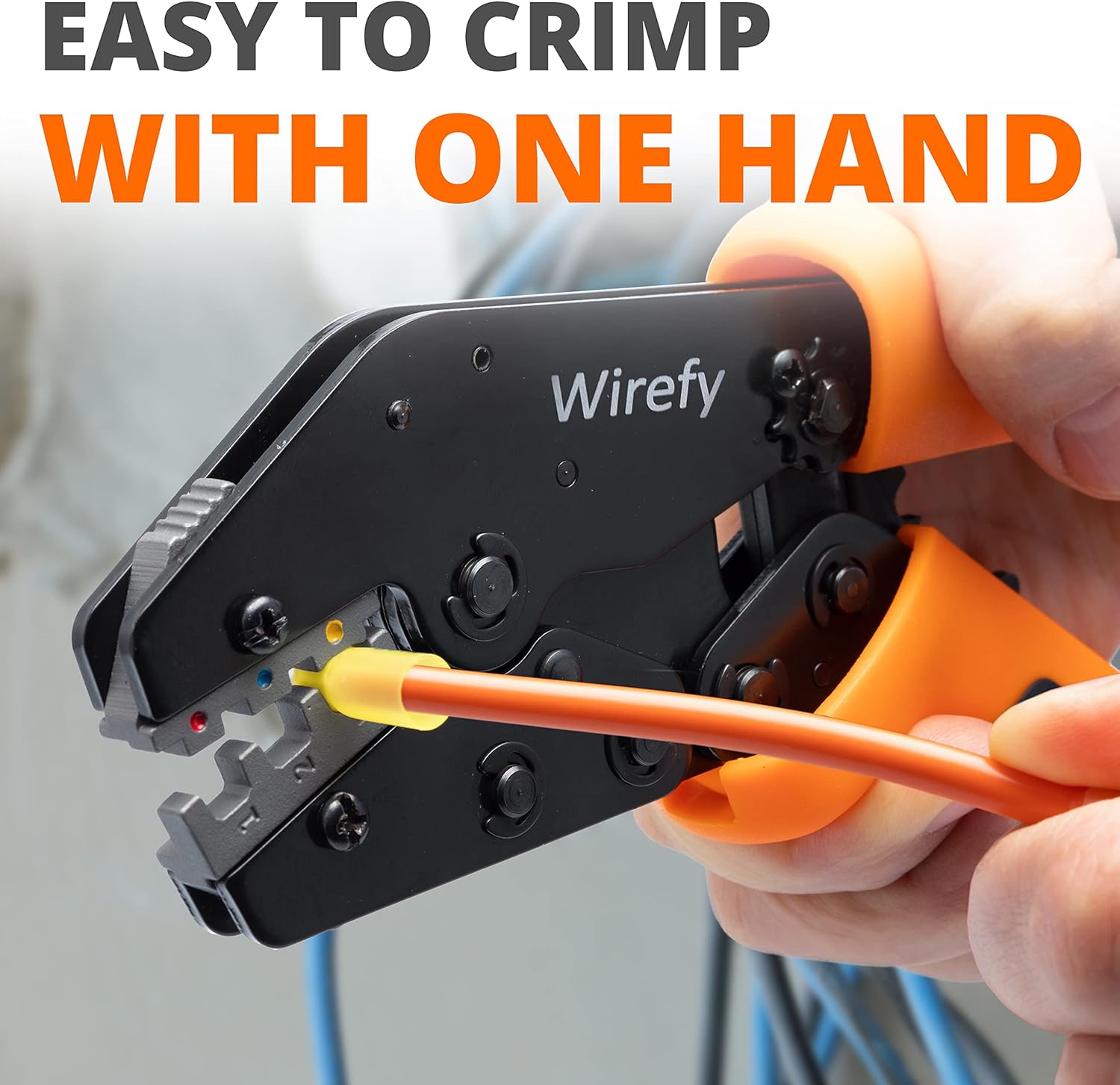 Detalle de Wirefy 11-piece Crimping Tool Set with High Leverage 9" Wire Crimper