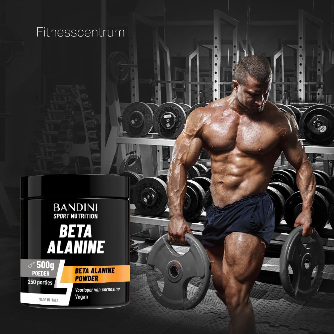Thumbnail 6 de BANDINI Beta Alanine poeder 500 g – 99% zuiver, vegan en smaakneutraal