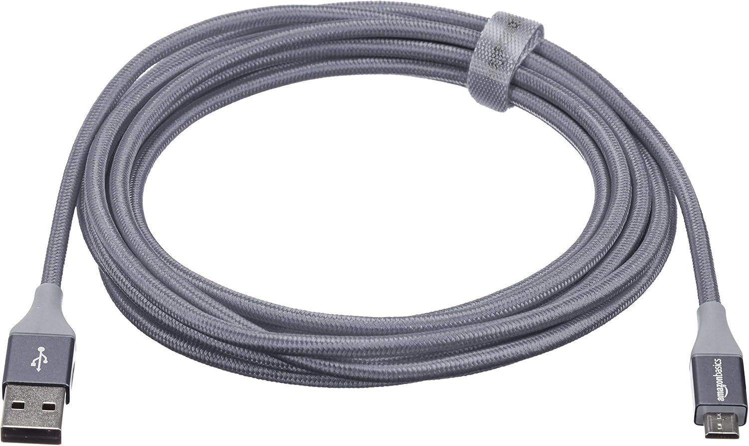 Thumbnail 5 de Amazon Basics USB-2.0 USB-A auf Micro-USB Kabel (3 m, dunkelgrau) – für Laden & Daten