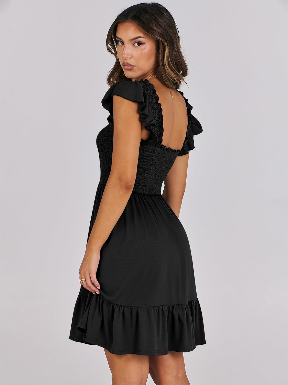 Thumbnail 4 de ANRABESS Summer Sleeveless Square Neck Sundress