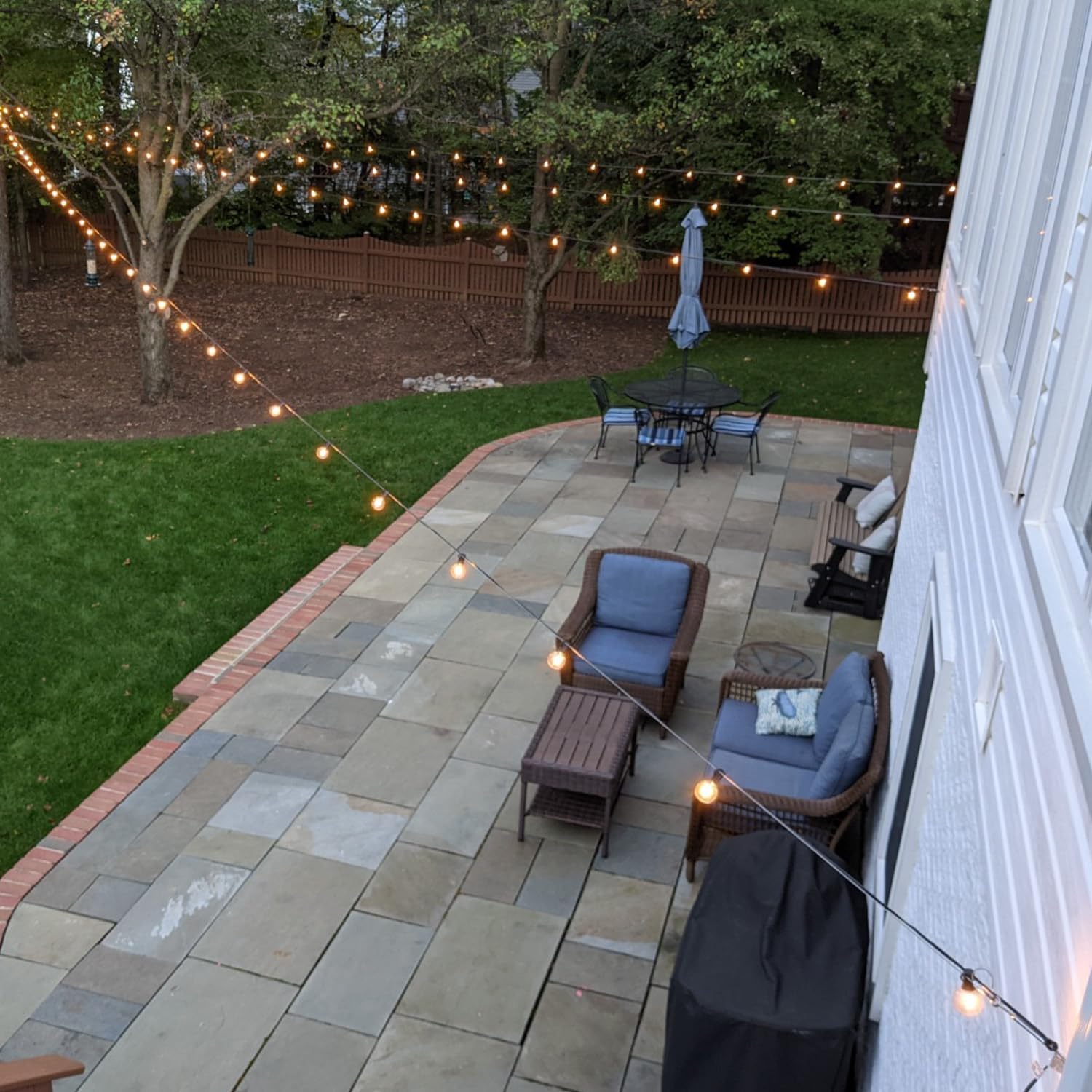 Thumbnail 6 de Torkase 110FT Outdoor String Lights with 52 G40 LED Filament Bulbs – IP65, Mains Powered