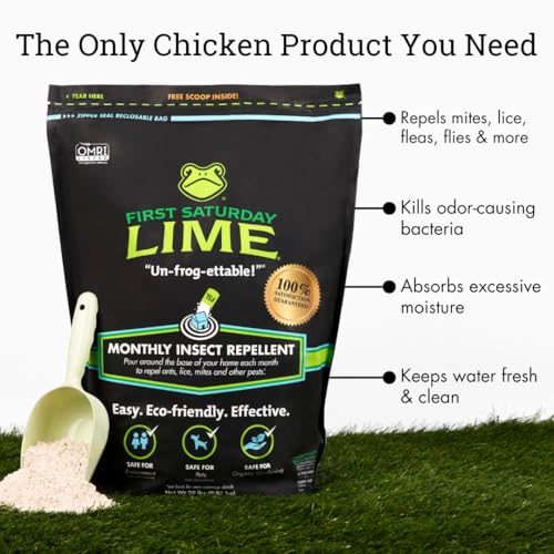 Detalle de First Saturday Lime Insect Deterrent 20LB | Natural Outdoor Pest Barrier