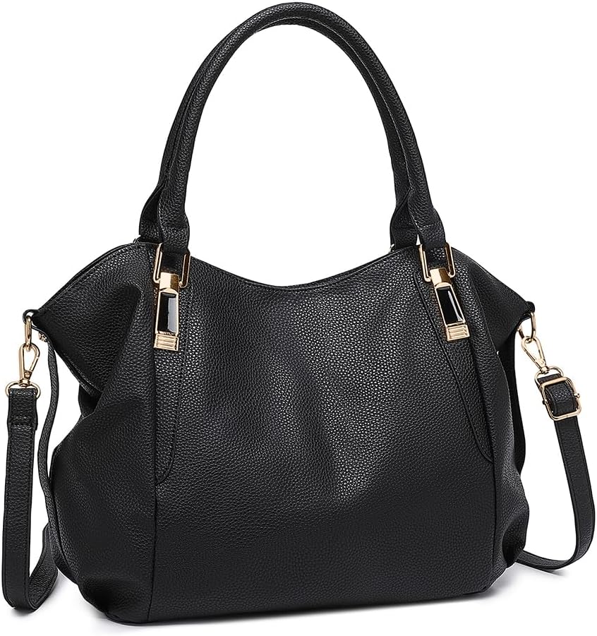 Thumbnail 5 de Miss Lulu Borsa Donna Grande con Tracolla Regolabile: Tote impermeabile in PU per lavoro, scuola e viaggio