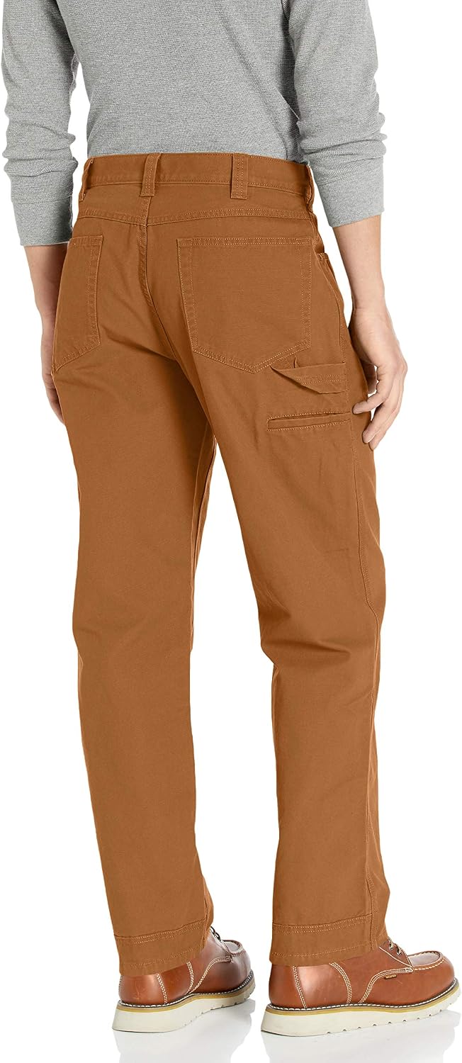 Detalle de Amazon Essentials Men's Relaxed-Fit Carpenter Utility Trousers with Tool Pockets (Discontinued Colours)